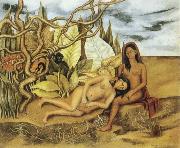 Frida Kahlo Two female nude in the jungle oil painting